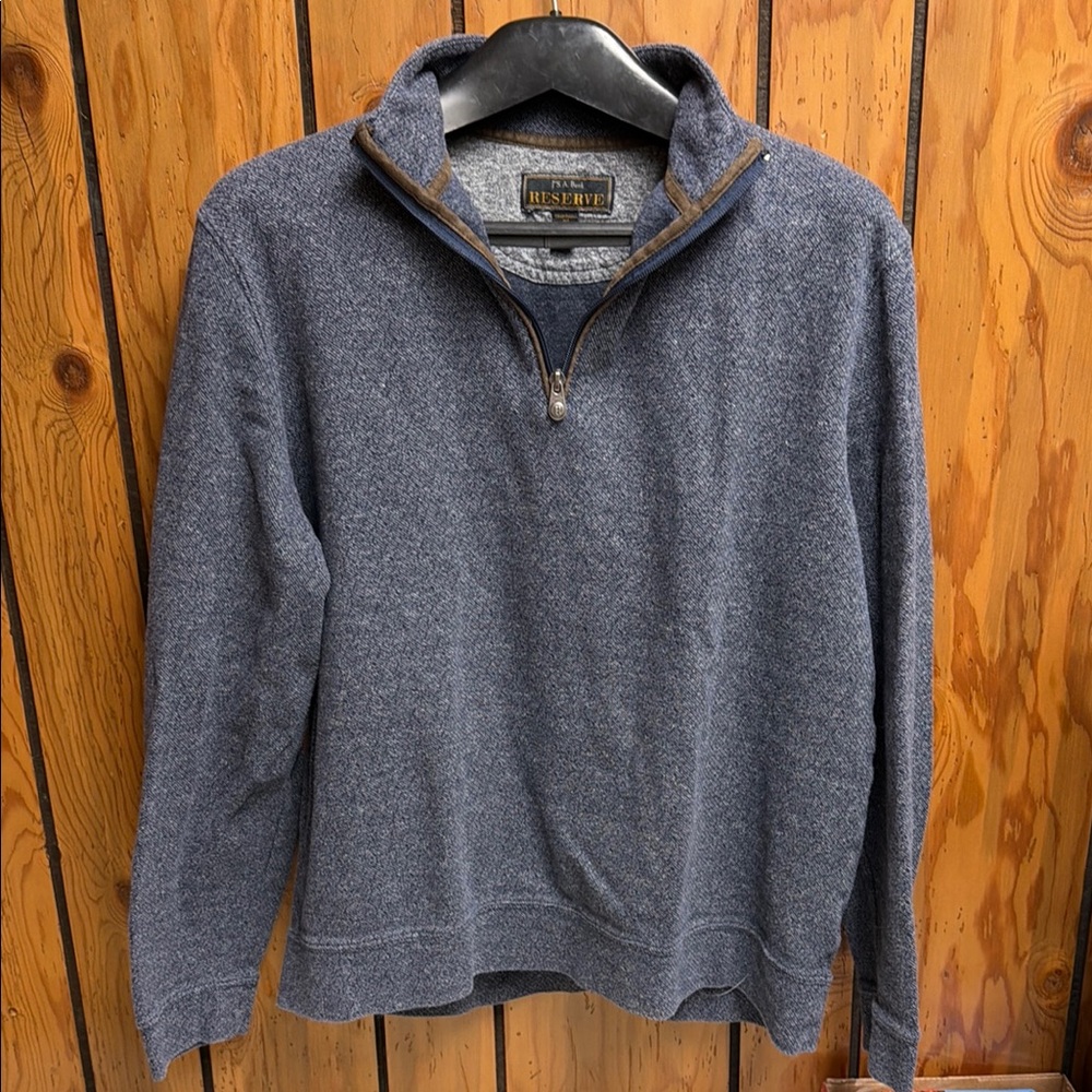 Men’s 1/4 zip Jos. A. Bank Reserve. 100% cotton